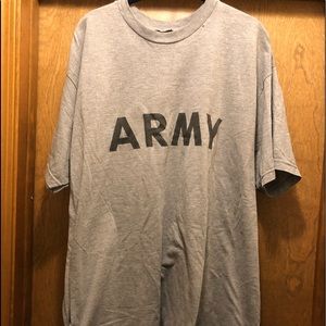 ARMY TEE MEN EUC XL